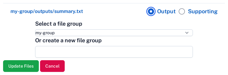 Change file properties